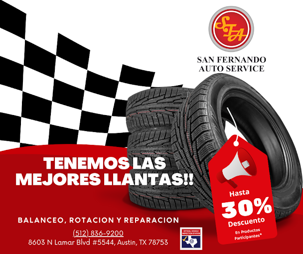 San Fernando Tire Services Available